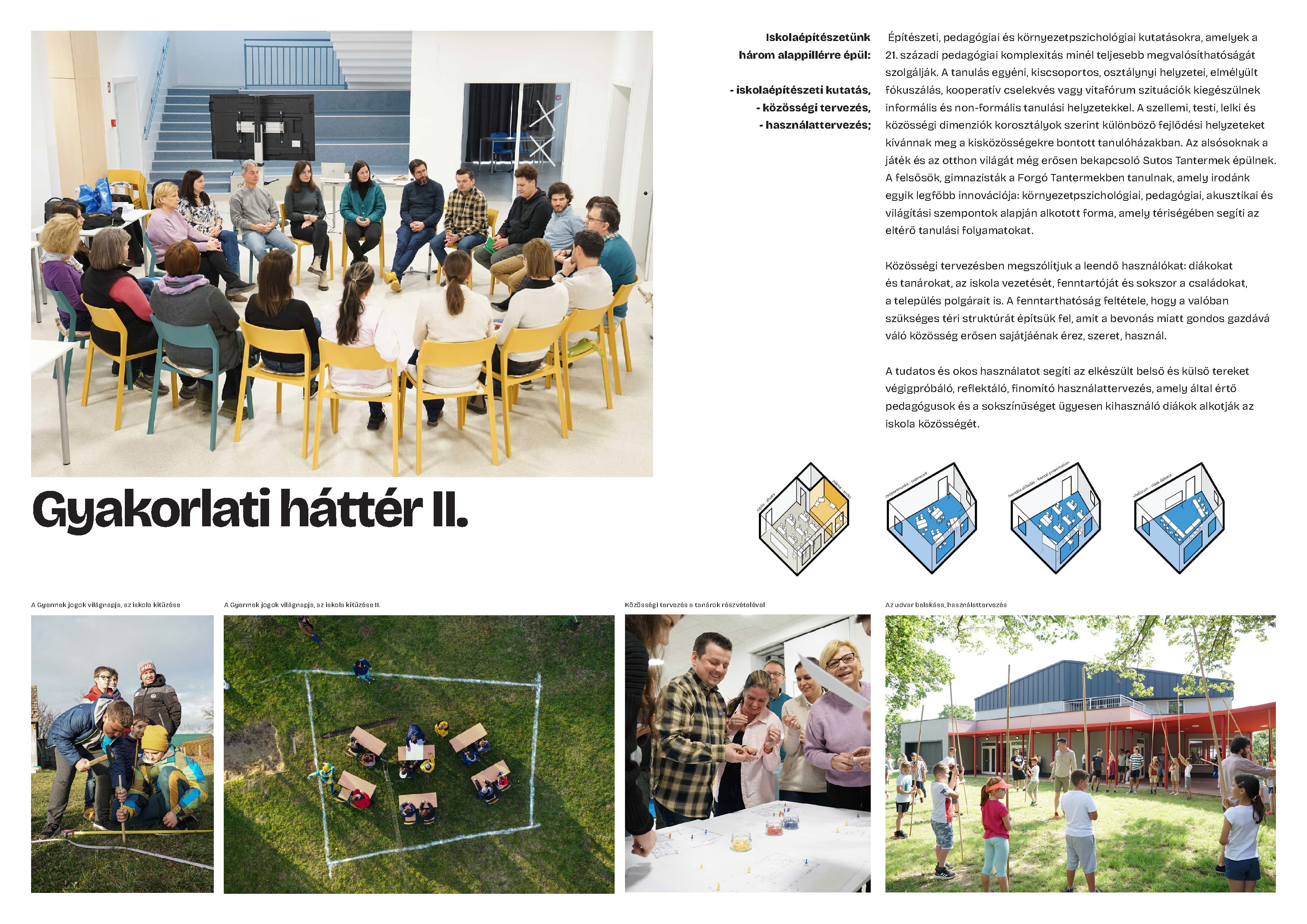 CAN Architects portfólió Bazalt Iskola, gyakorlati háttér II.
