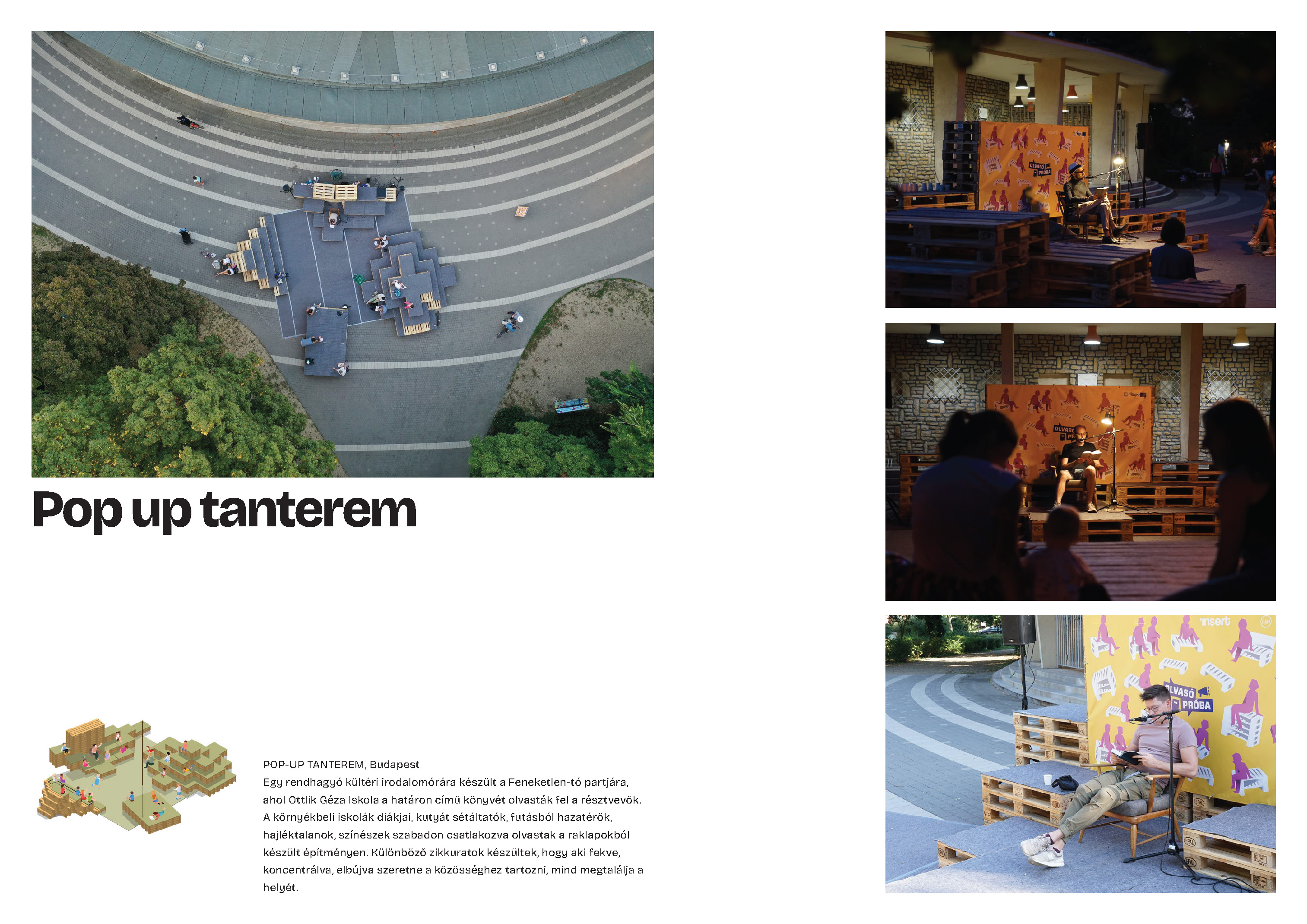 CAN Architects portfólió, Pop up tanterem